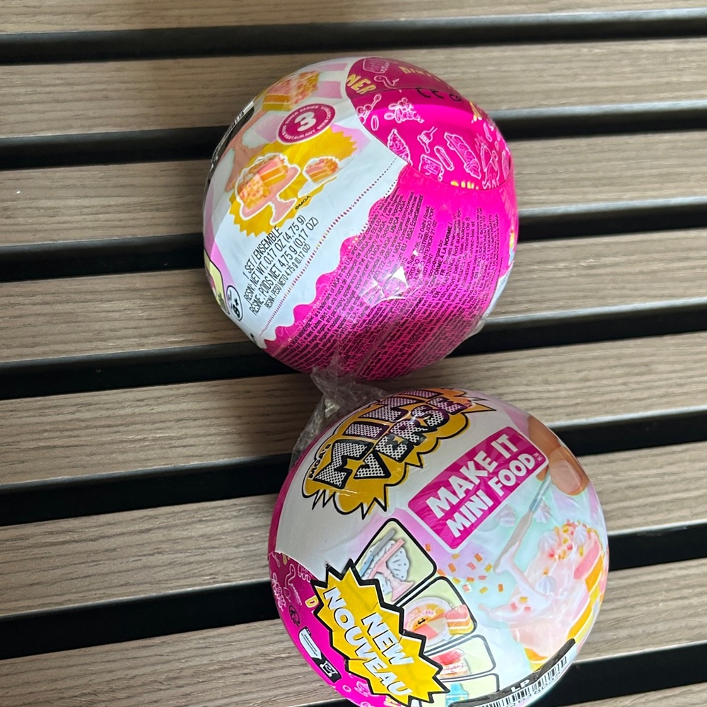 Mini Food Surprise Balls New